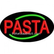 Pasta Flashing Neon Sign (17" x 30" x 3")