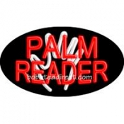 Palm Reader Flashing Neon Sign (17