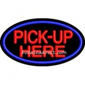 Pick-Up Here Flashing Neon Sign (17