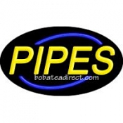 Pipes Flashing Neon Sign (17" x 30" x 3")