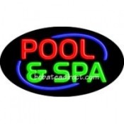 Pool & Spa Flashing Neon Sign (17
