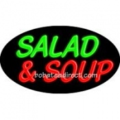 Salad Soup Flashing Neon Sign (17