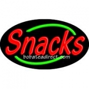 Snacks Flashing Neon Sign (17