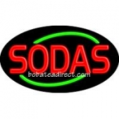 Sodas Flashing Neon Sign (17
