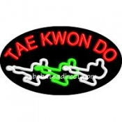Tae Kwon Do Flashing Neon Sign (17