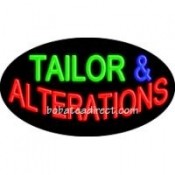 Alterations Sign Tailor & Alterations Flashing Neon Sign (17