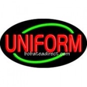 Uniform Flashing Neon Sign (17" x 30" x 3")
