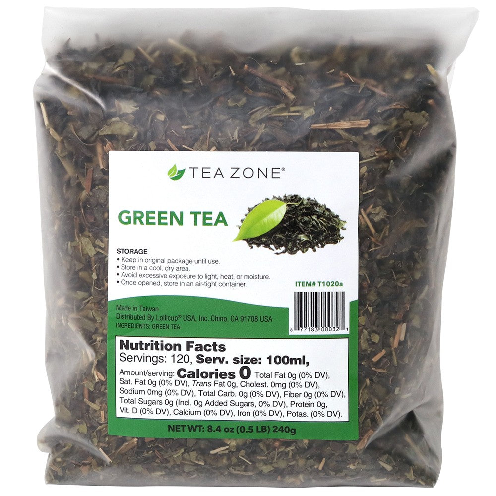Green Tea Leaves (1 pack) - 0.5lbs
